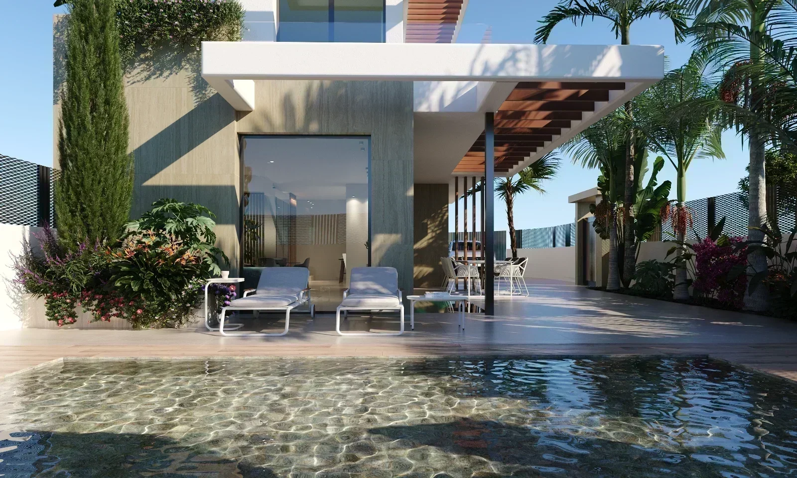 Piscina en azotea