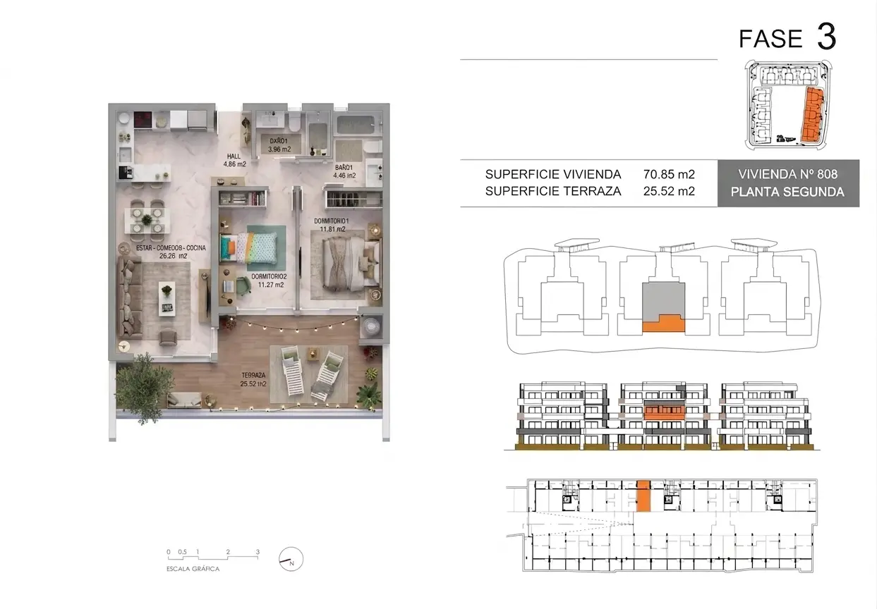 Plano Villa Tipo A